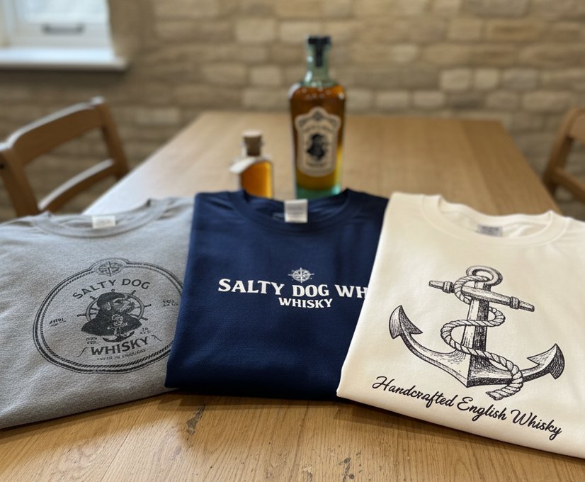 Salty dog whisky merch